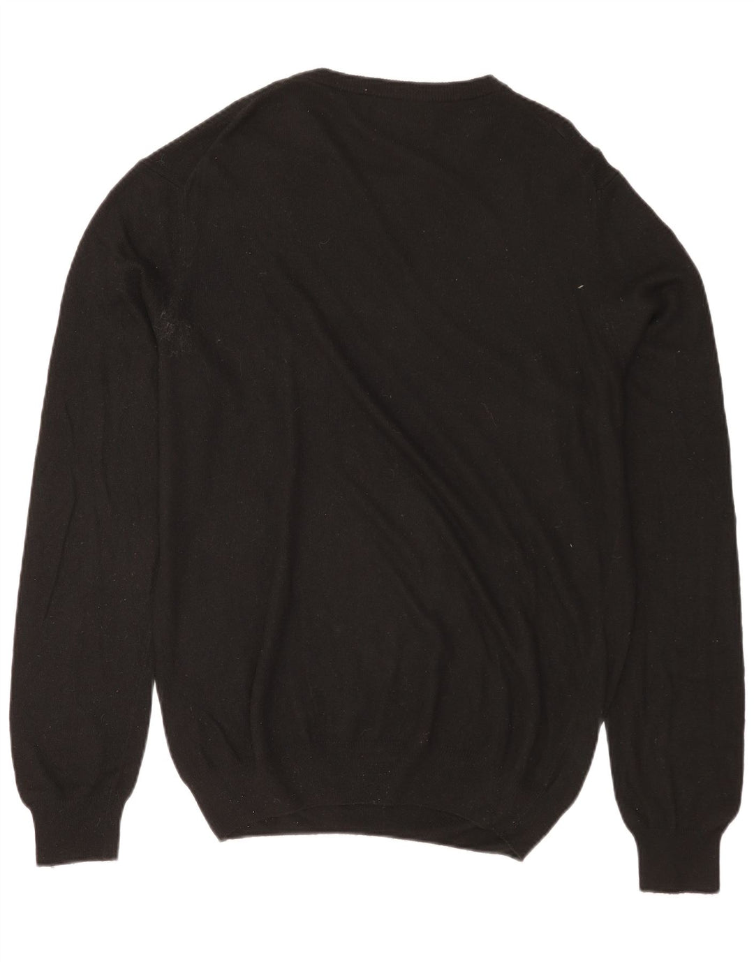 Męski sweter z dekoltem w łódkę TRUSSARDI, duży, czarny poliamid