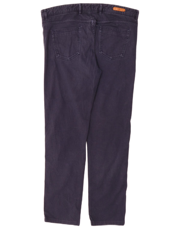 Spodnie męskie Massimo Dutti Slim Fit EU 44 Large W34 L32 Granatowe
