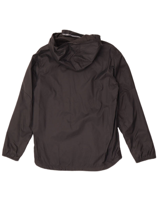 Chłopięca kurtka przeciwdeszczowa z kapturem Nike 13-14 lat XL, czarna, nylonowa