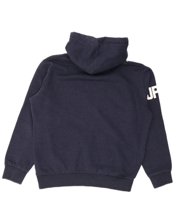 SUPERDRY Męski sweter z kapturem i grafiką XL, granatowy, bawełniany