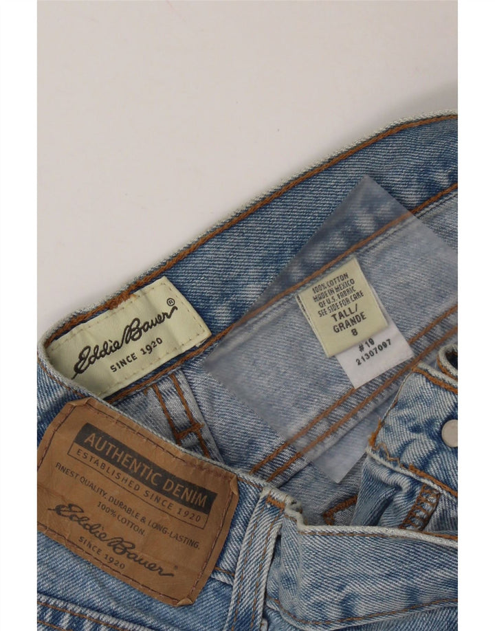 Damskie jeansy zwężane EDDIE BAUER US 8 Medium W28 L33 Niebieskie bawełniane