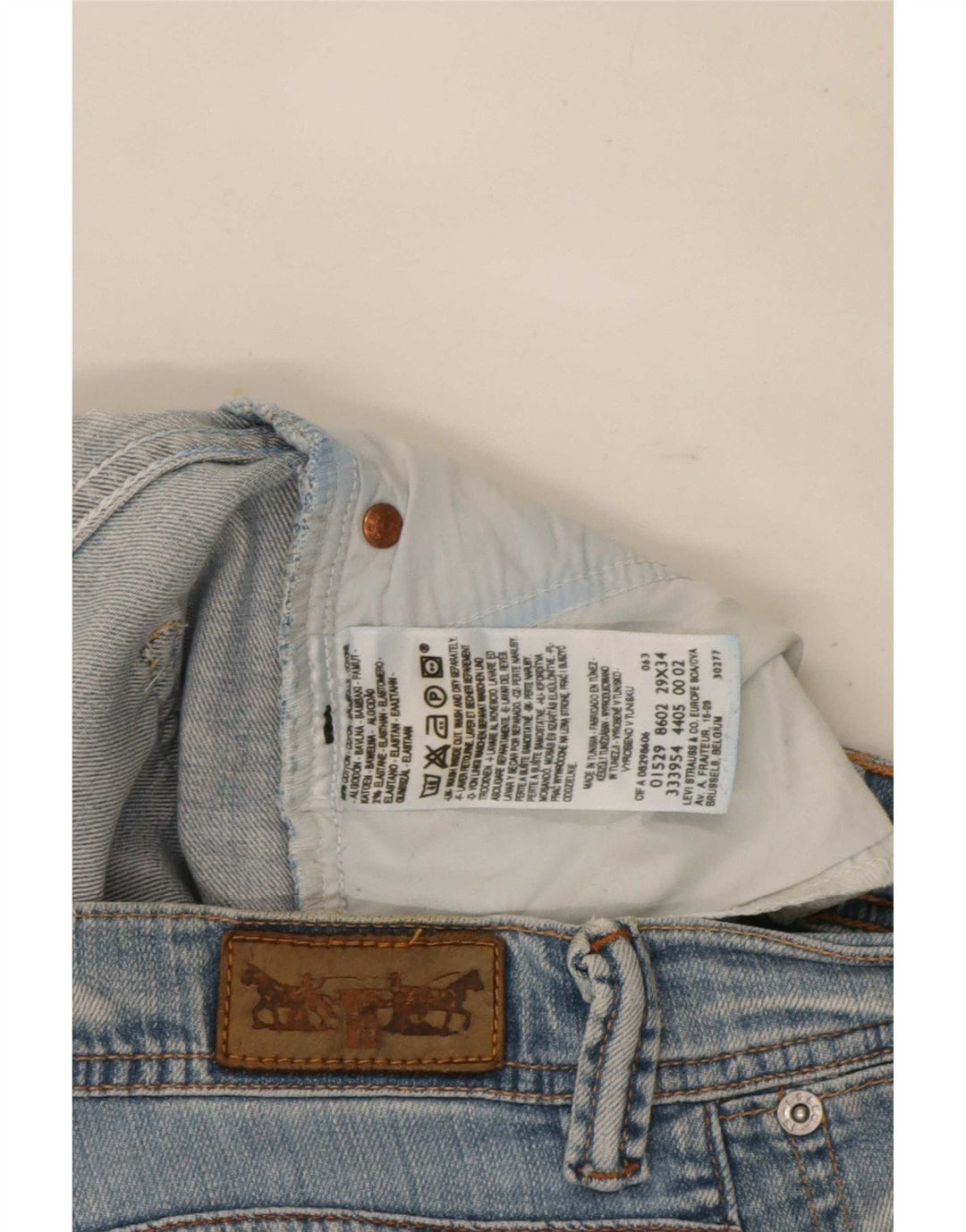 Damskie jeansy Levi's Bootcut W29 L34 Niebieska bawełna