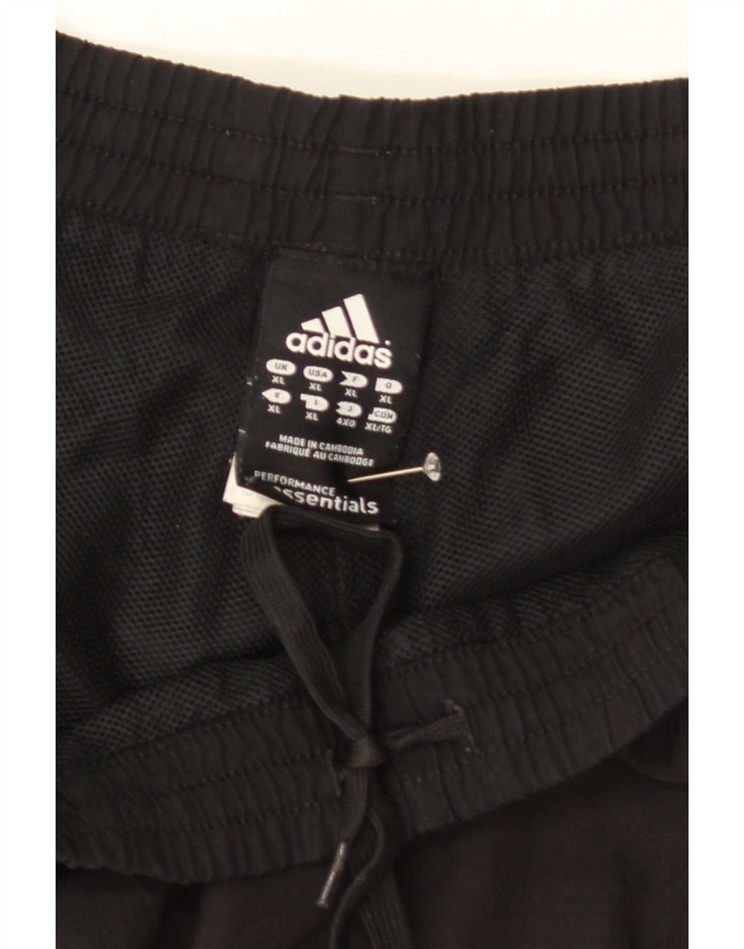 Adidas Męskie Climalite Regularne spodenki sportowe XL, czarny poliester