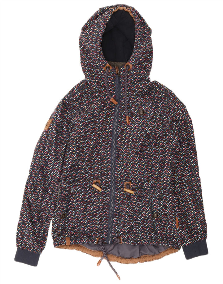 Damska kurtka wiatrówka Naketano UK 14, średnia, wielokolorowa, nakrapiana