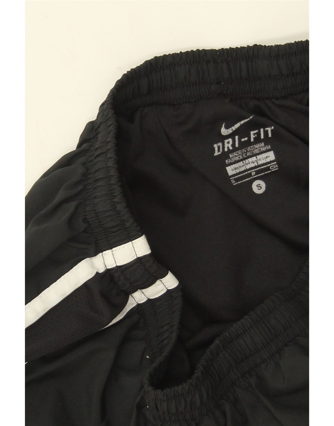 Damskie spodenki sportowe Nike Dri Fit UK 8, małe, czarne, poliestrowe