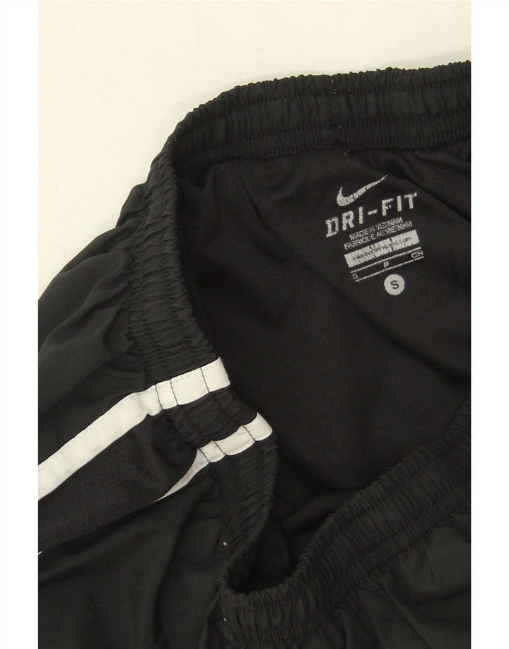 Damskie spodenki sportowe Nike Dri Fit UK 8, małe, czarne, poliestrowe