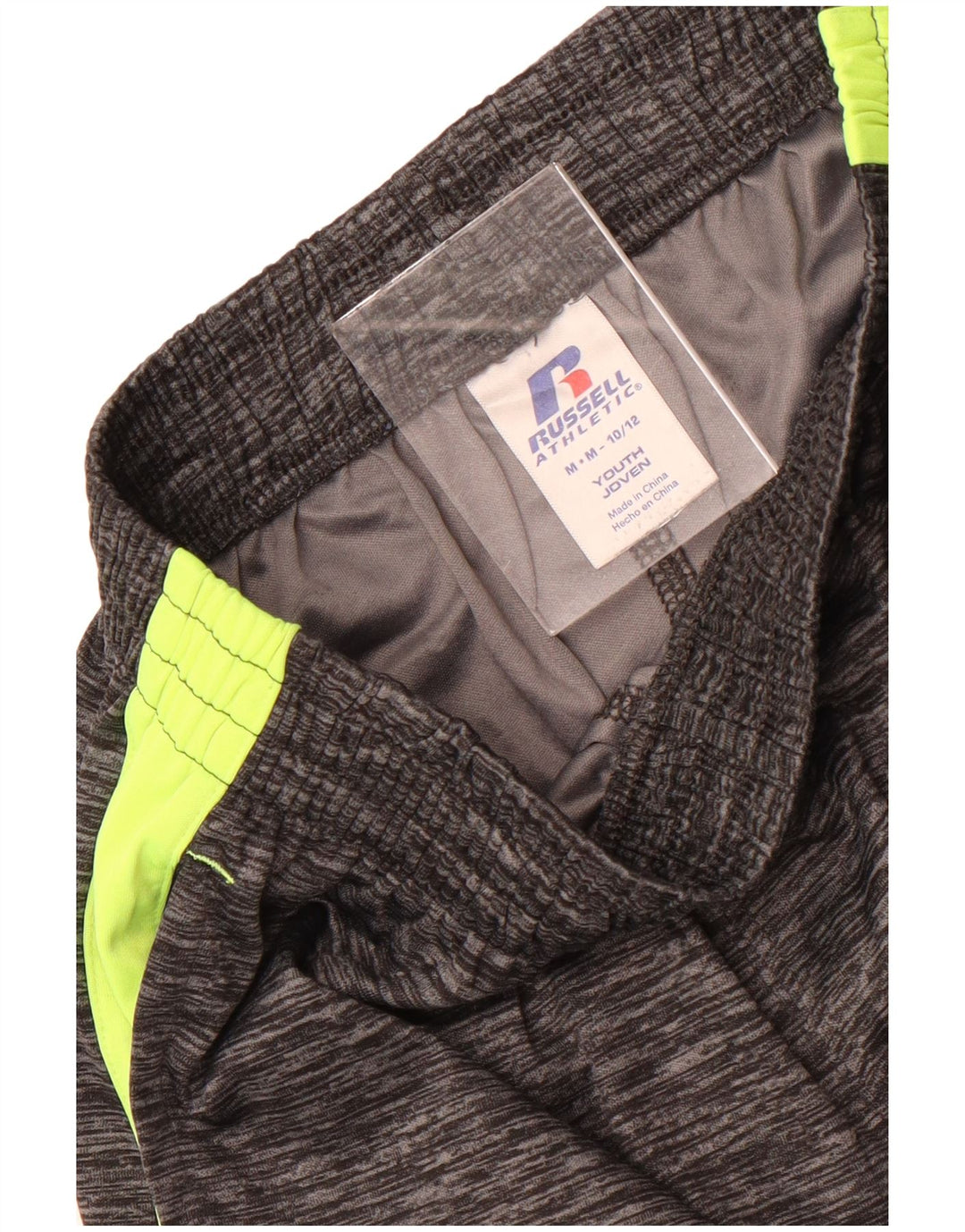 Chłopięce spodenki sportowe Russell Athletic 10-11 lat, średnioszare, z blokami kolorów