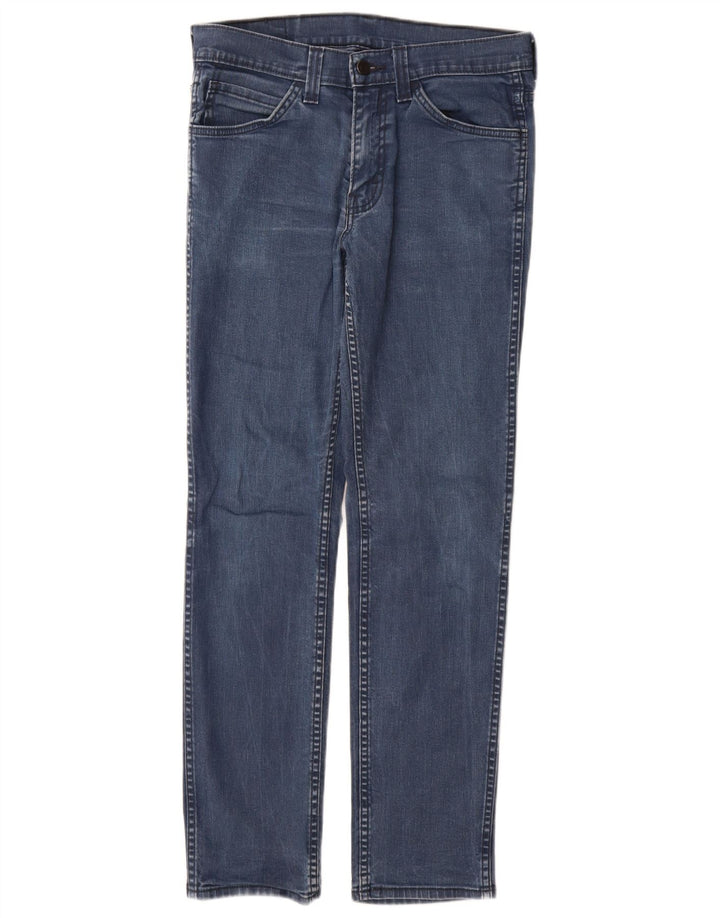 Męskie jeansy slim fit Levi's W30 L30 Niebieskie bawełniane