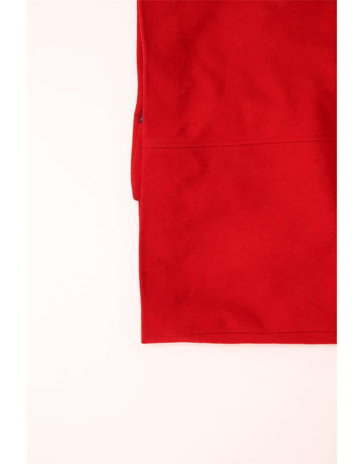 GALLERY Womens Double Breasted Coat US 10 Large Red Wool Vintage Gallery and Second-Hand Gallery from Messina Hembry 