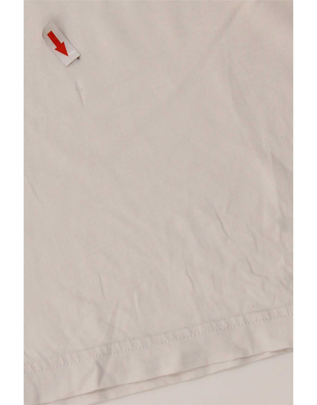 Adidas Męski T-shirt Top Średniej Białej Bawełny z Blokami Kolorów