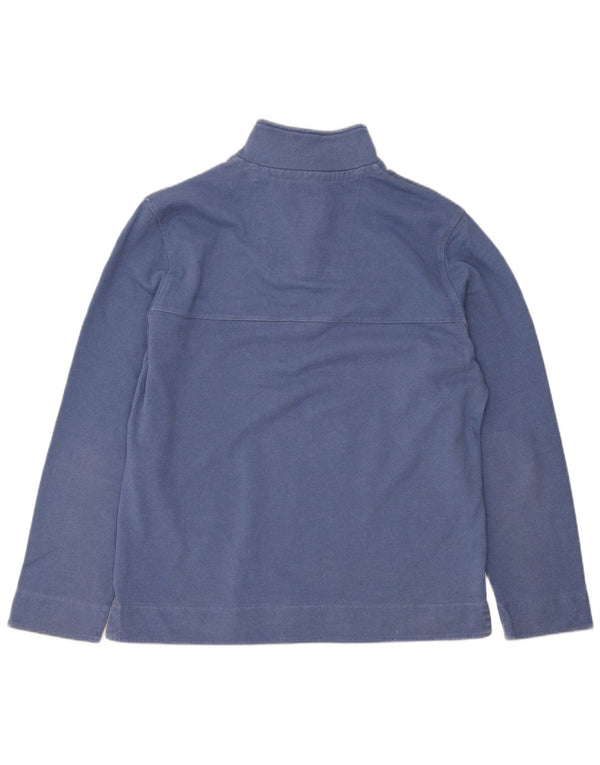 Crew Clothing Męska bluza z zamkiem błyskawicznym, sweter XL, niebieska bawełna