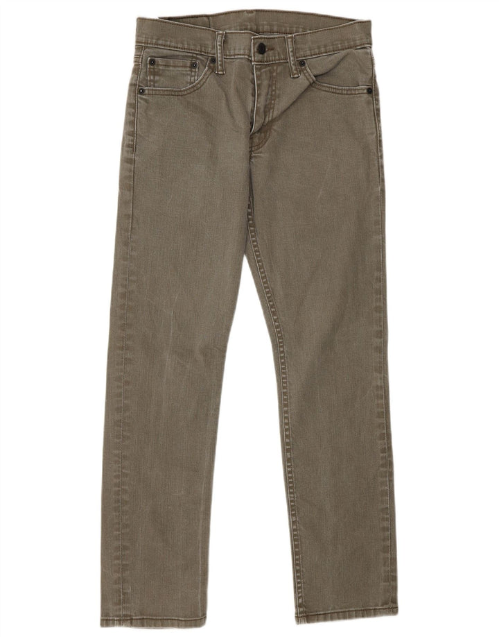 Męskie jeansy LEVI'S 511 Slim W30 L30, bawełna khaki