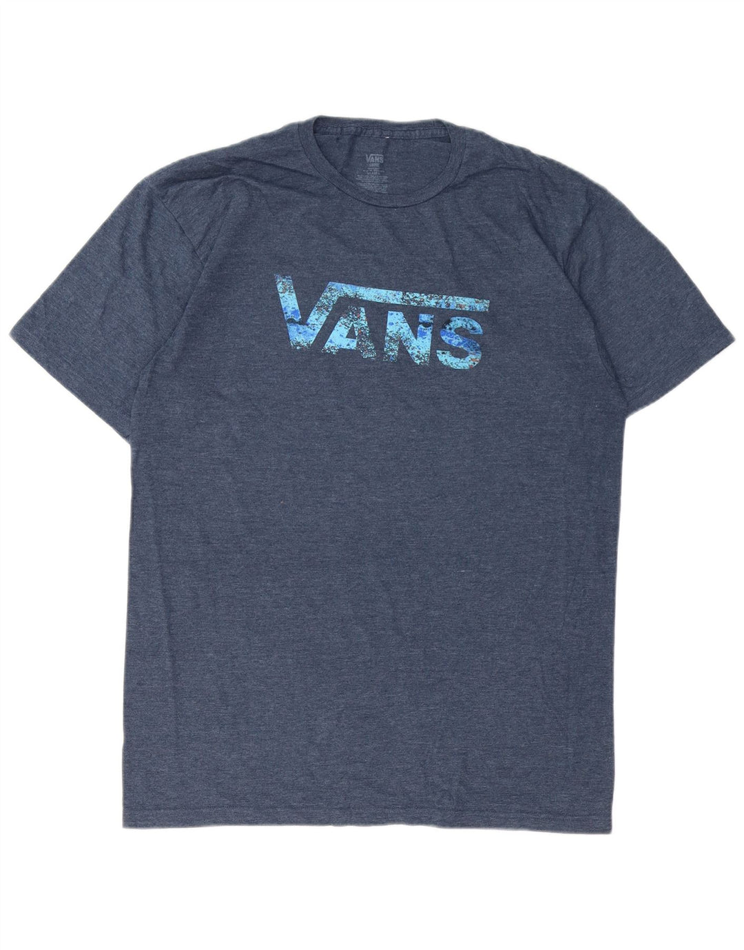 Męski T-shirt z grafiką VANS, duży, granatowy