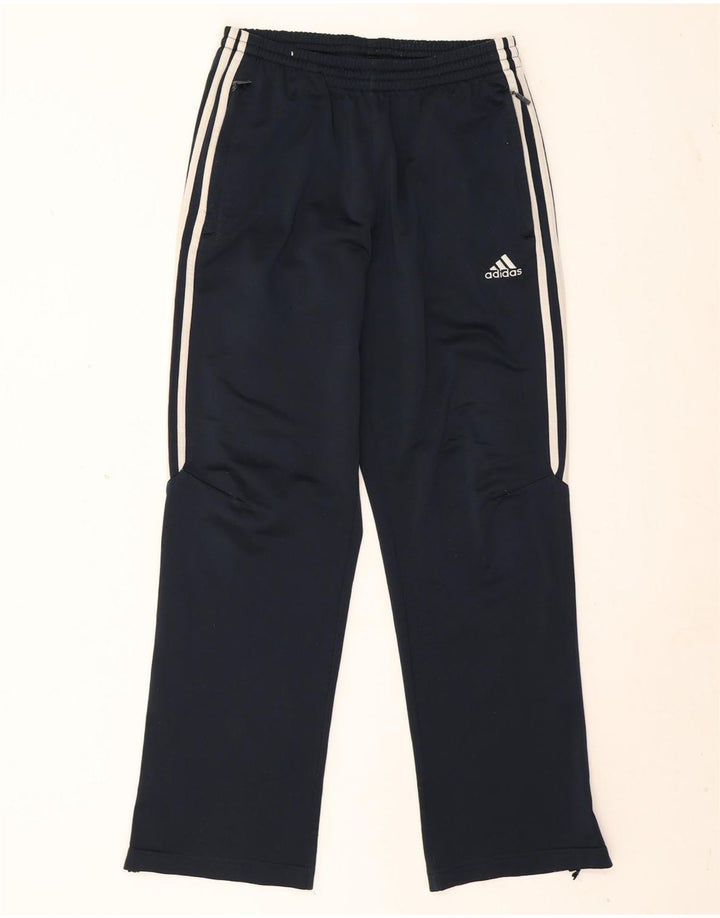 Męskie spodnie dresowe Adidas UK 34/36 Mały granatowy poliester