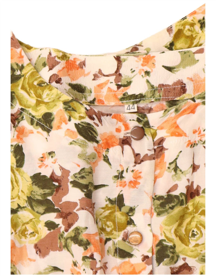 Vintage damski 2-częściowy zestaw spódnic IT 44 Medium W26 wielobarwny kwiatowy