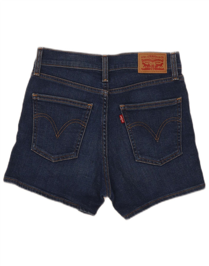 Damskie spodenki jeansowe Levi's W25 XS Granatowe, bawełniane