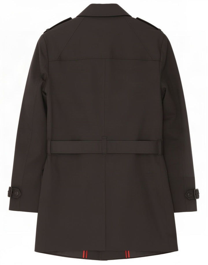 Męski trencz Hugo Boss EU 54 2XL Czarny poliester