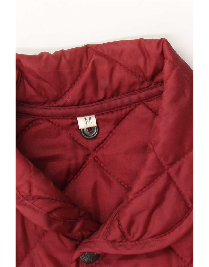 Męska pikowana kamizelka Vintage UK 38 Medium Burgund