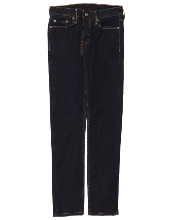 Męskie jeansy Levi's 510 Skinny W28 L32 Granatowa bawełna
