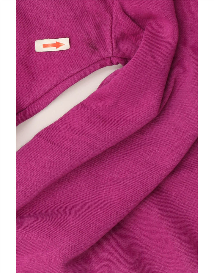 Damski sweter oversize Nike UK 10, mały, różowy, bawełniany
