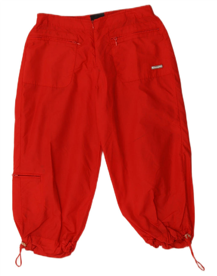 Spodnie damskie Champion Joggers Capri Medium W28 L19 Czerwony poliamid