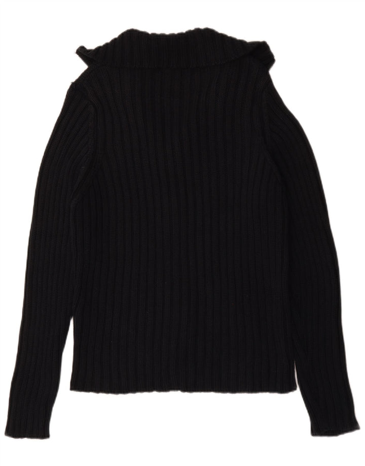 Zara Męski sweter rozpinany, duży, granatowy, bawełniany
