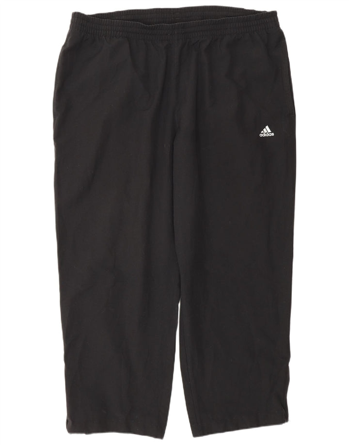 Męskie spodnie dresowe Adidas Climalite XL, czarne, poliestrowe