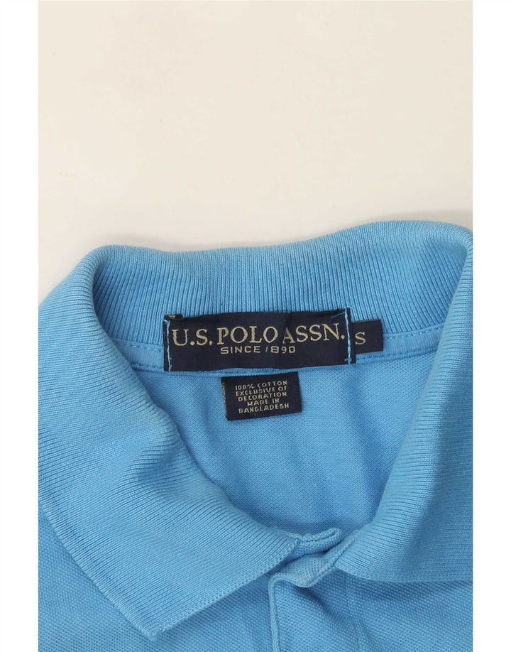 US Polo Assn. Koszula męska Mała niebieska bawełniana