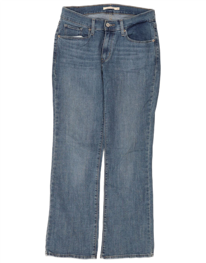 Damskie jeansy Levi's Curvy Bootcut W30 L30 Niebieska bawełna