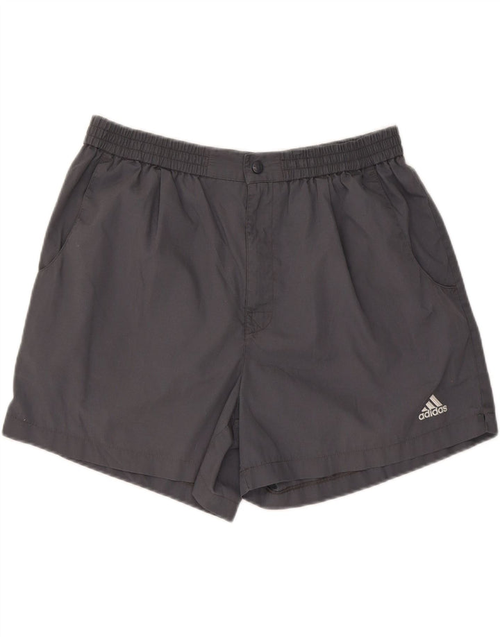 ADIDAS Mens Sport Shorts W38 XL Grey Polyester Vintage Adidas and Second-Hand Adidas from Messina Hembry 