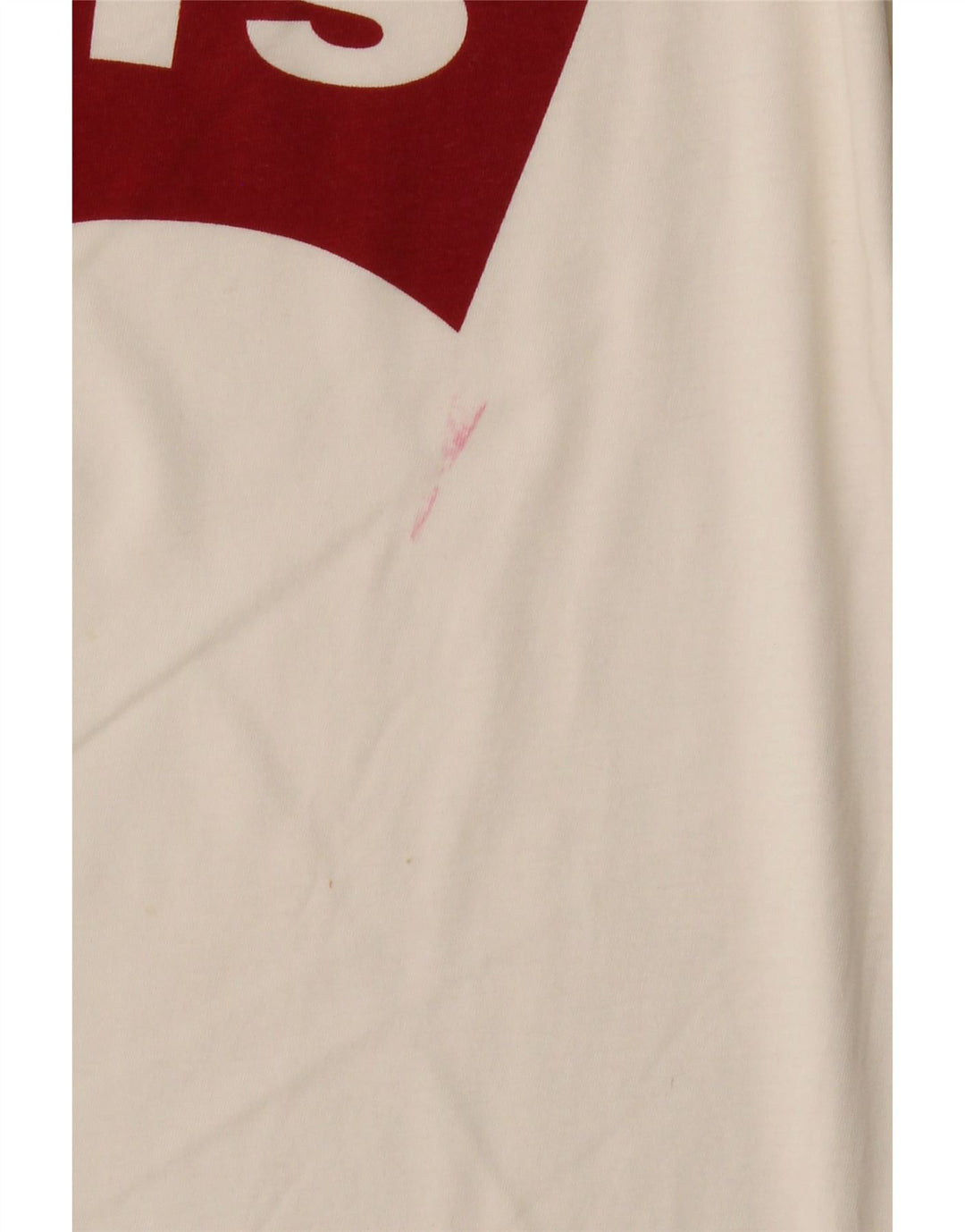 Damska koszulka z grafiką LEVI'S Top UK 12 Medium Off White