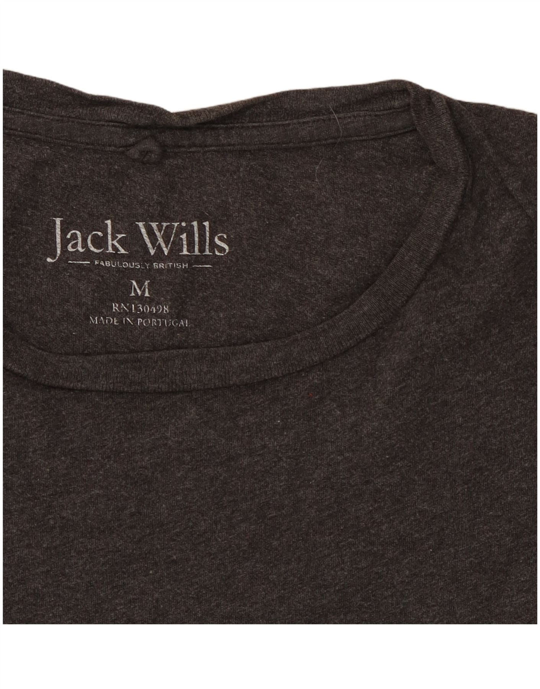 T-shirt męski Jack Wills, średnioszary, bawełniany