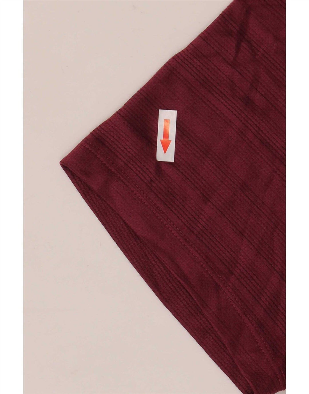 Męski T-shirt Nike Dri Fit, duży, bordowy poliester w paski