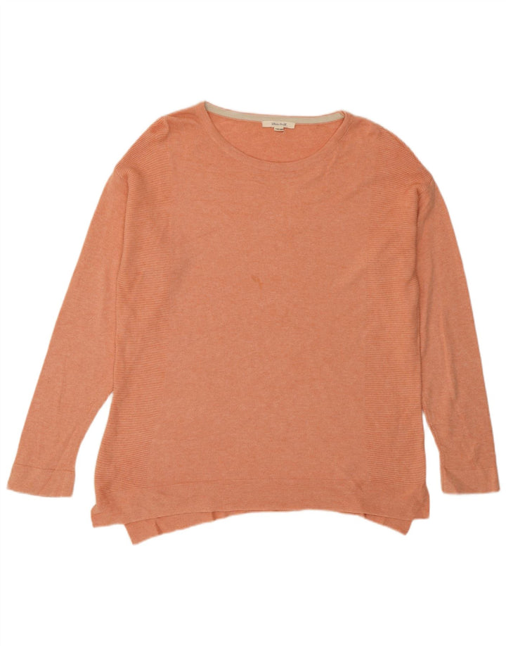 Damski sweter oversize White Stuff z okrągłym dekoltem, UK 10, mały różowy