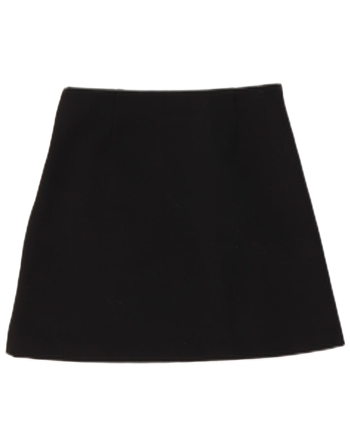Damska mini spódniczka Zara XS W24 Czarny poliester