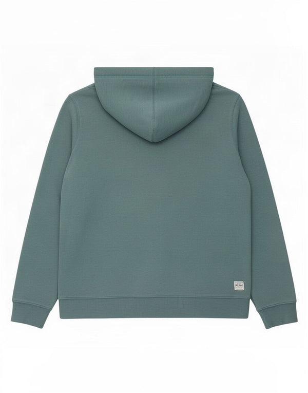 Damski sweter gruby Fat Face Heritage, oversize, UK 18 XL, niebieska bawełna