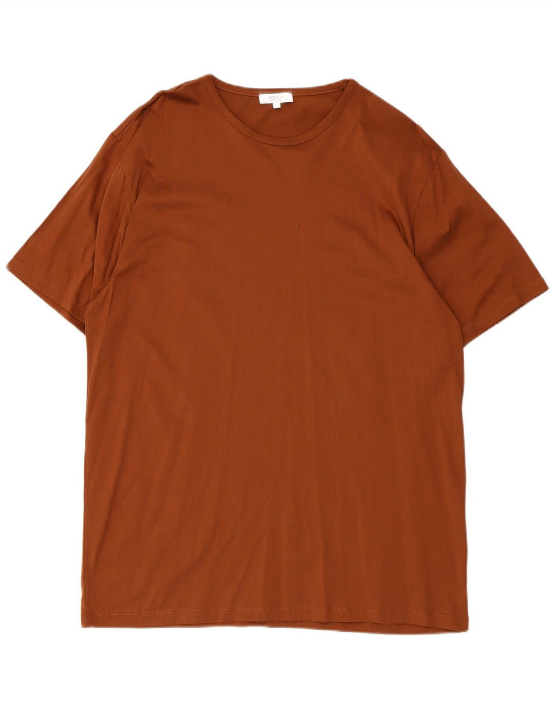 Koszulka męska Reiss Top 2XL, brązowa, bawełniana