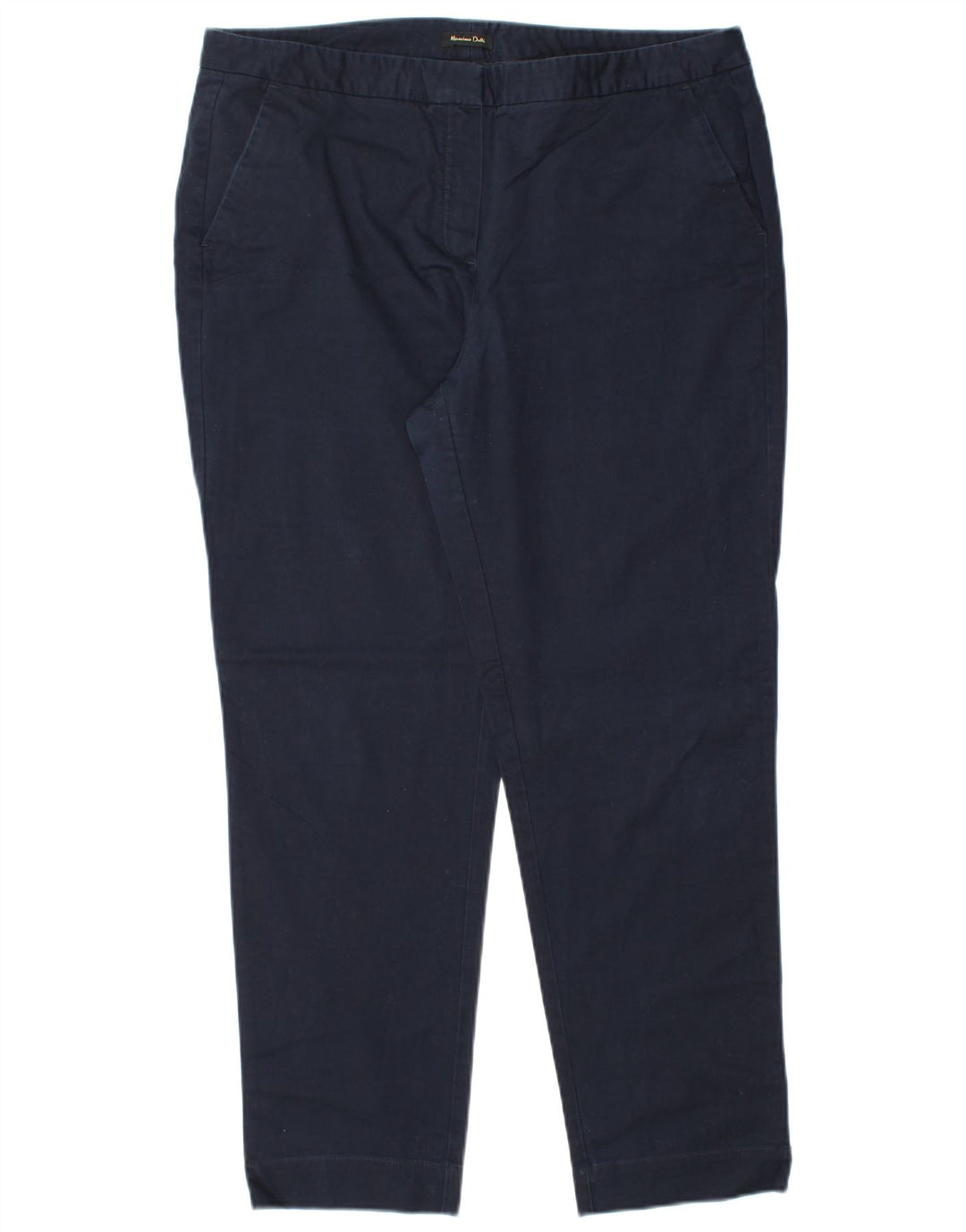 Spodnie Chino MASSIMO DUTTI Damskie EU 44 XL W34 L28 Granatowe Klasyczne