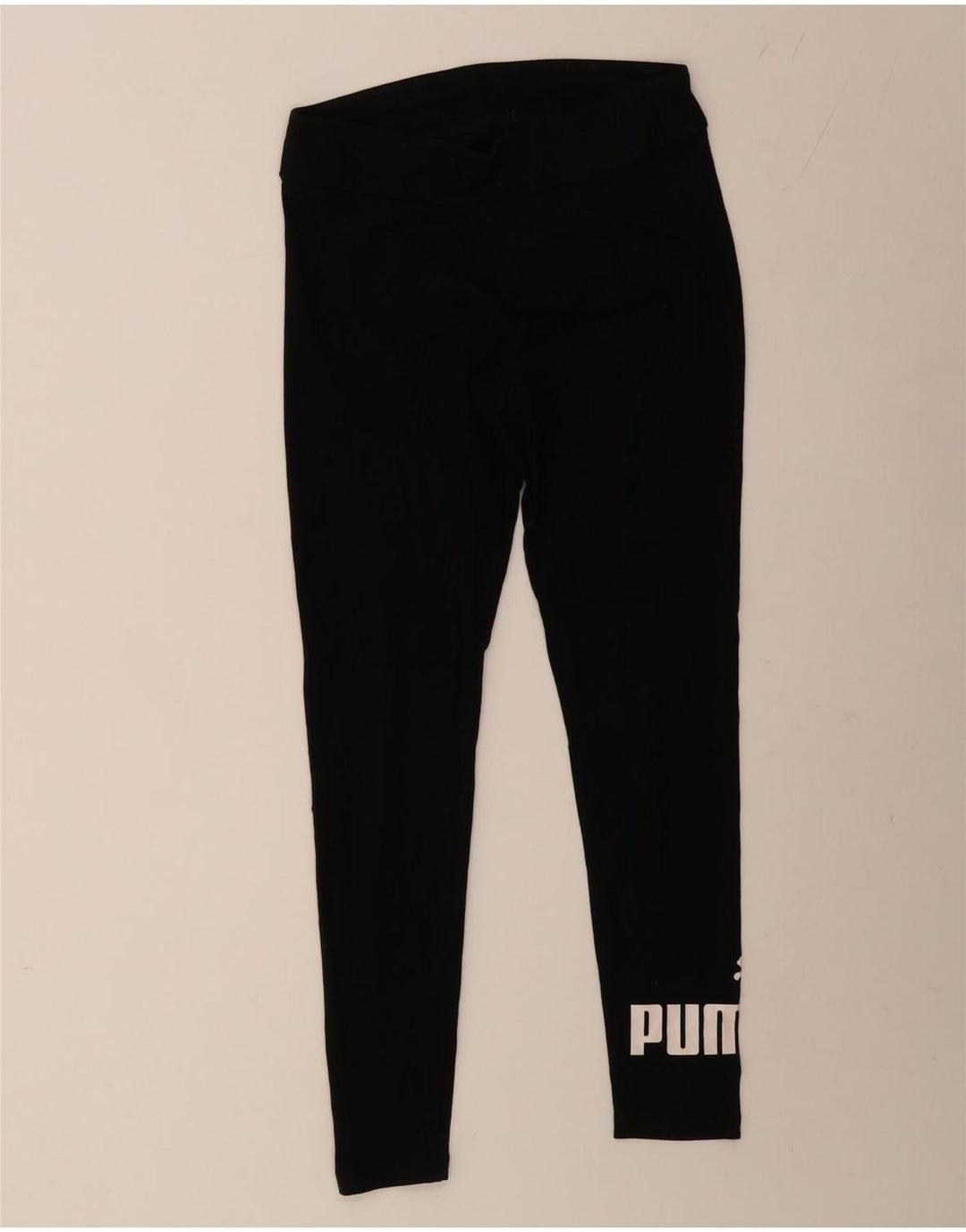 Damskie legginsy z grafiką PUMA UK 12, średnie czarne, bawełniane