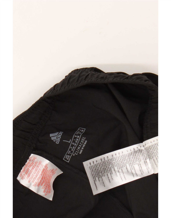 Chłopięce spodenki sportowe Adidas Climacool 13-14 lat, duże, czarne, poliestrowe