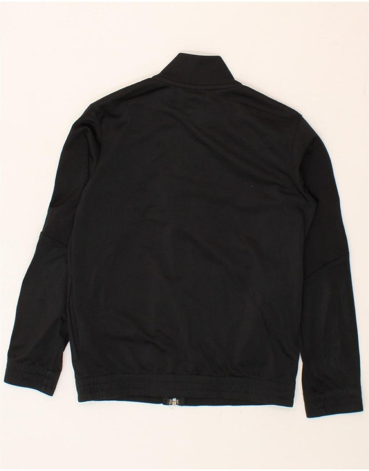 ADIDAS Boys Tracksuit Top Jacket 9-10 Years Black Polyester Vintage Adidas and Second-Hand Adidas from Messina Hembry 