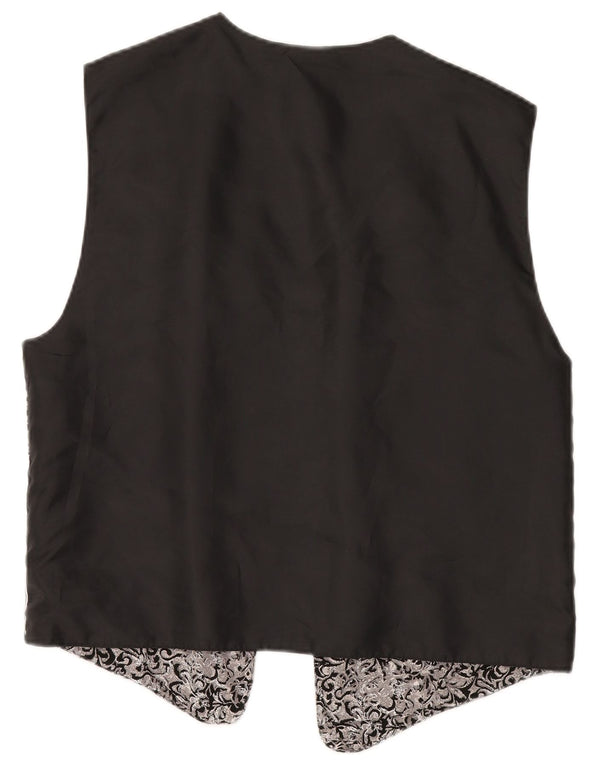 Kamizelka damska Vintage UK 18 XL Wielobarwny patchworkowy poliester