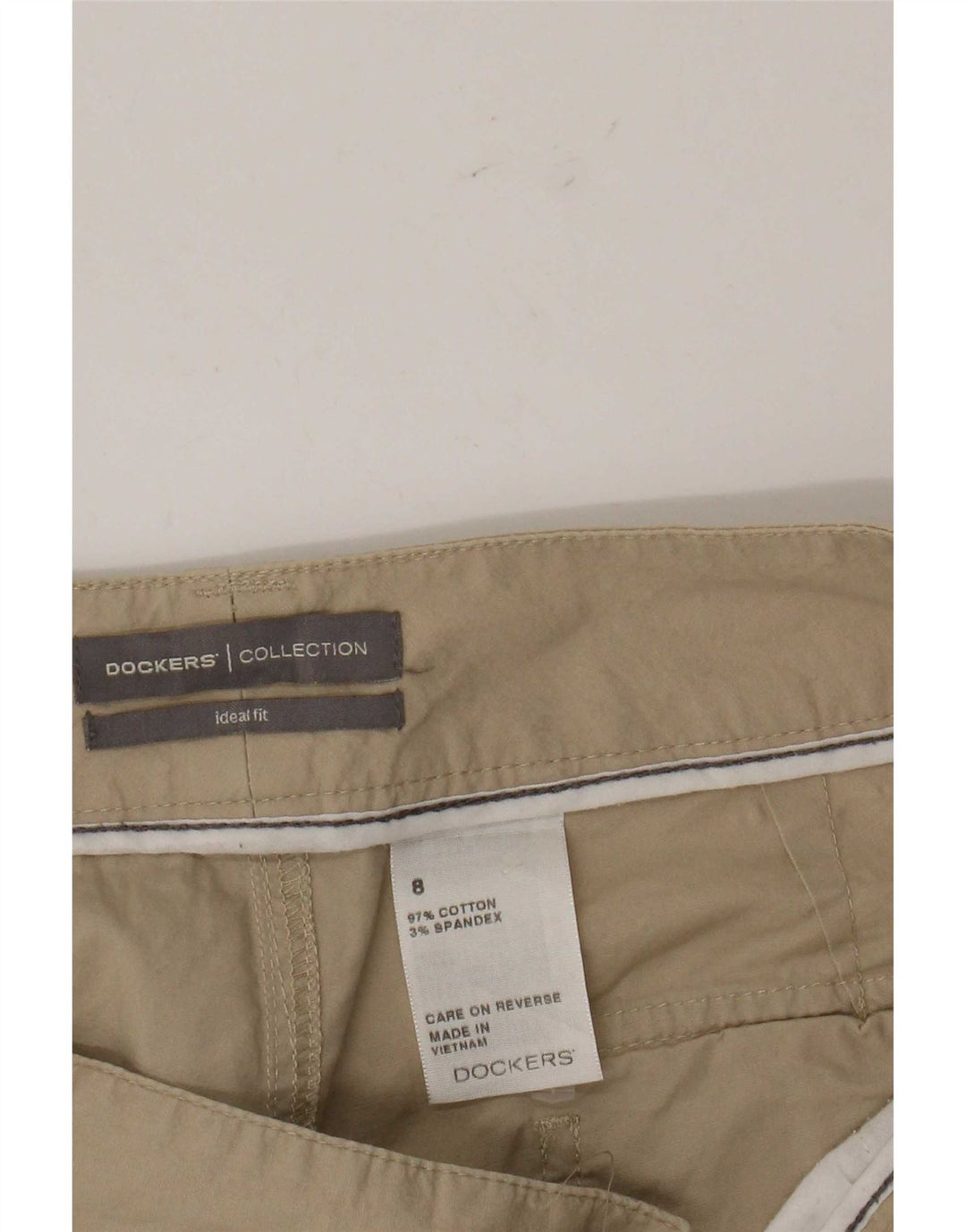 Damskie spodenki Chino Dockers US 8 Medium W30, beżowa bawełna