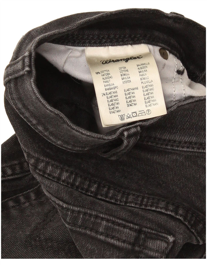 Męskie jeansy Wrangler o prostym kroju W34 L32, szara bawełna