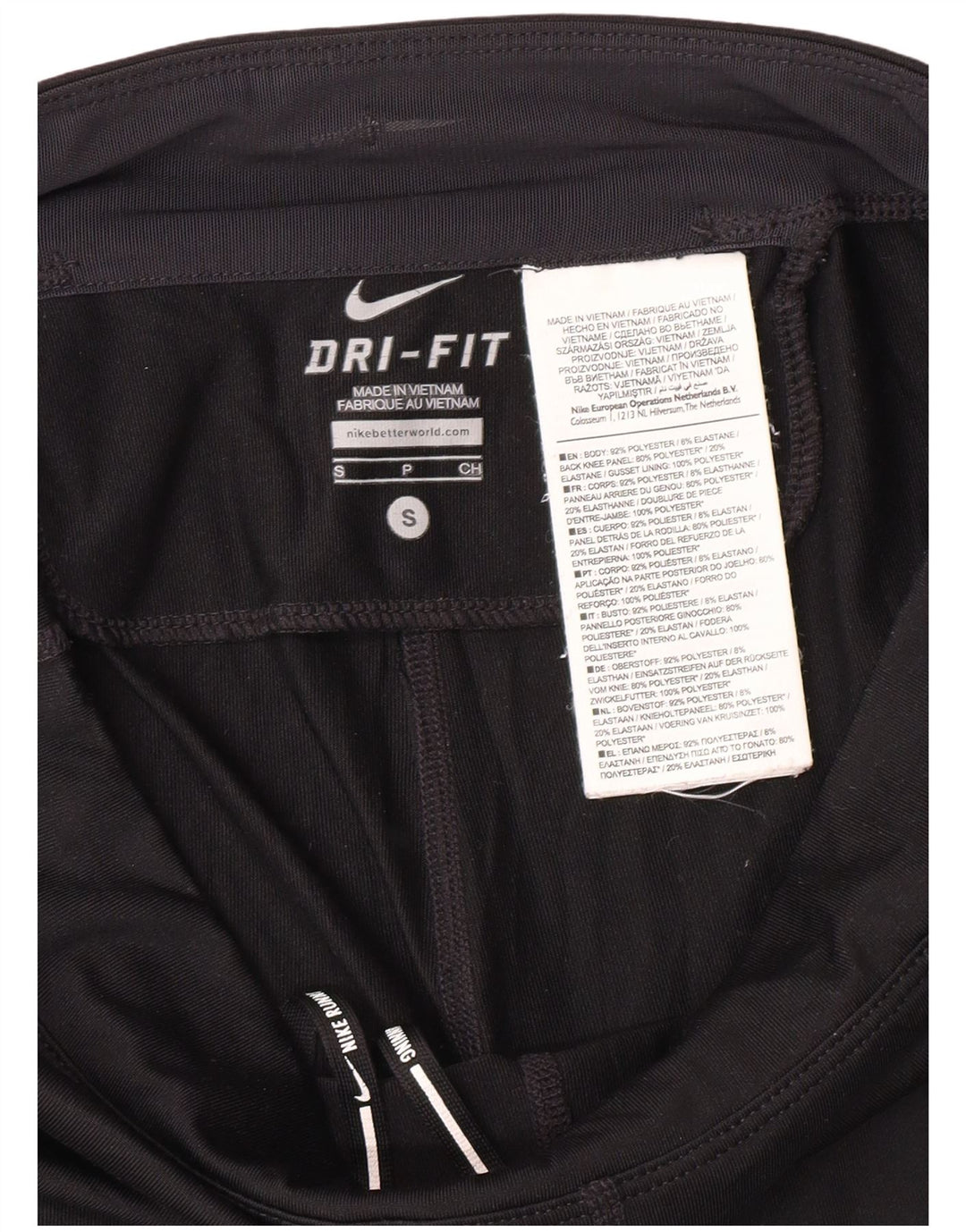 Damskie legginsy Nike Dri Fit Capri UK 10, małe, czarne, sportowe