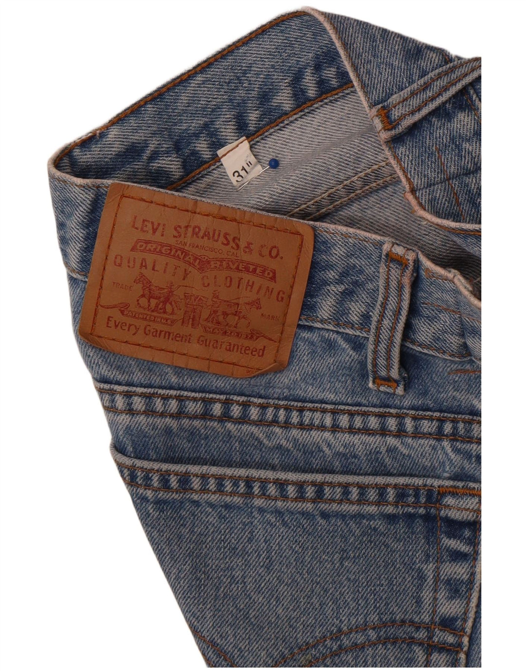 Damska spódnica dżinsowa Levi's W31 Średni niebieski