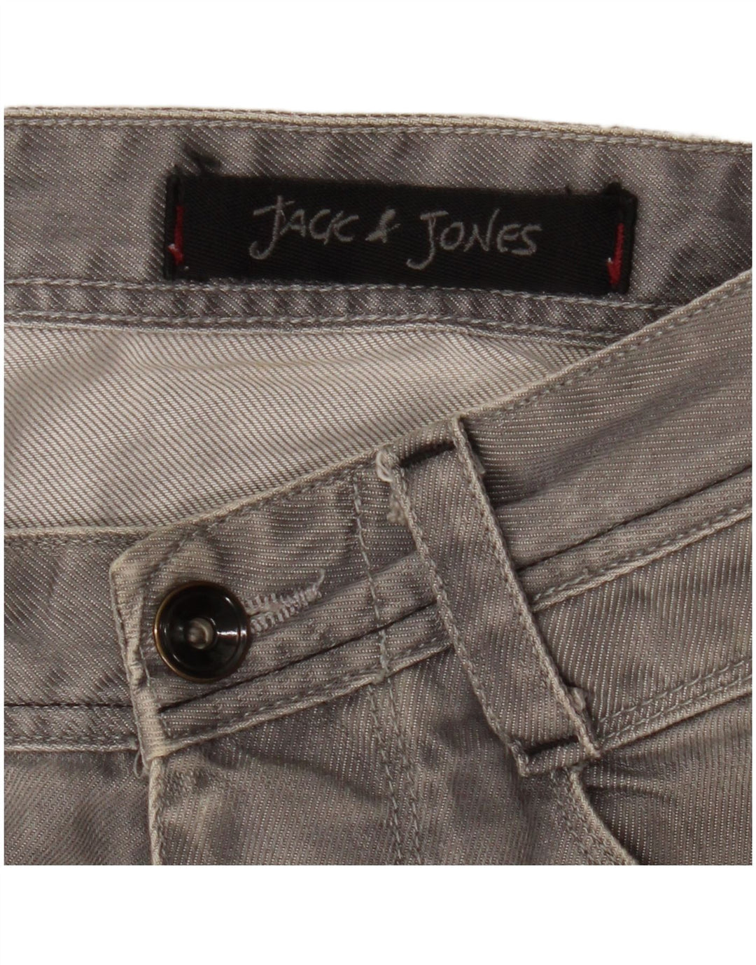 Męskie proste dżinsy Jack & Jones W33 L29 szare