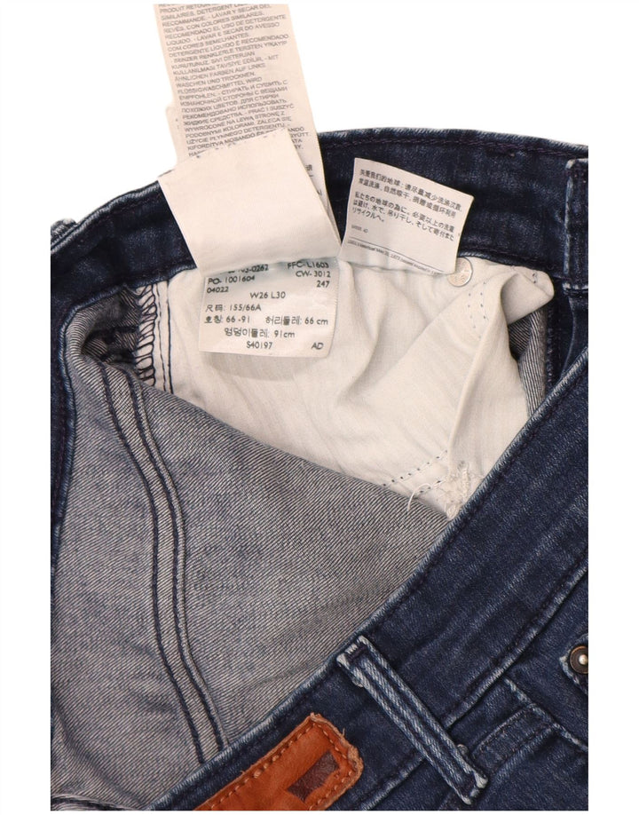 Damskie jeansy Levi's Slight Curve Modern Rise Skinny W26 L30 Granatowe