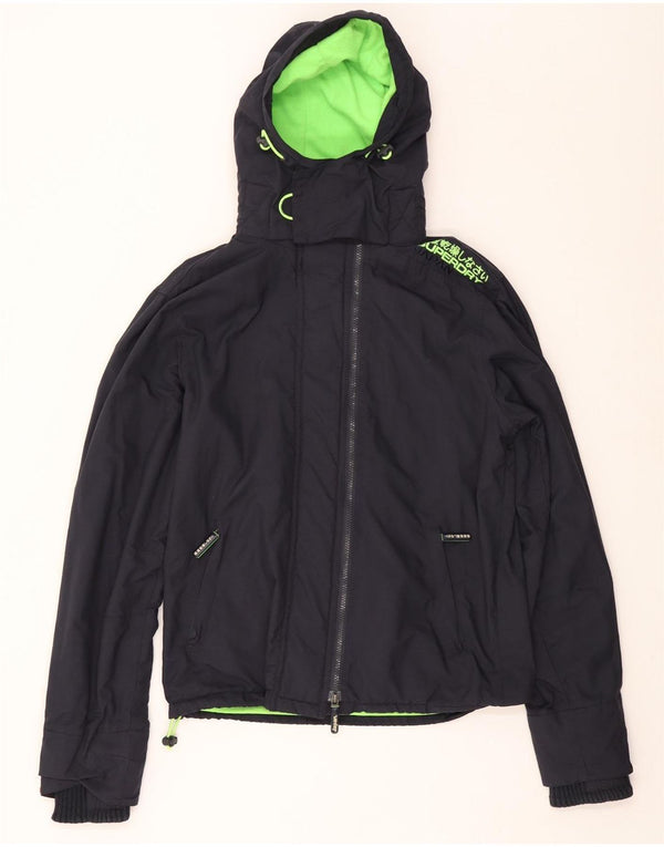 SUPERDRY Męska kurtka wiatrówka The Windcheater UK 40, duża, granatowa