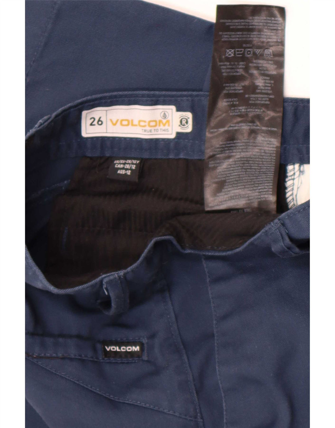 Szorty chłopięce Volcom Chino 11-12 lat W26 granatowy poliester
